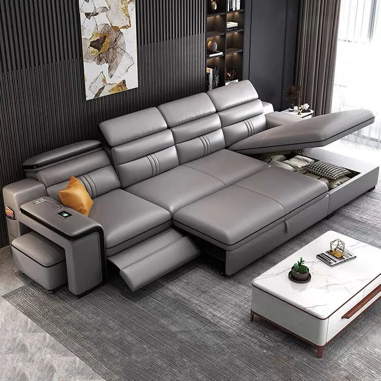 Karl Electric Recliner Leather Sofa Bed