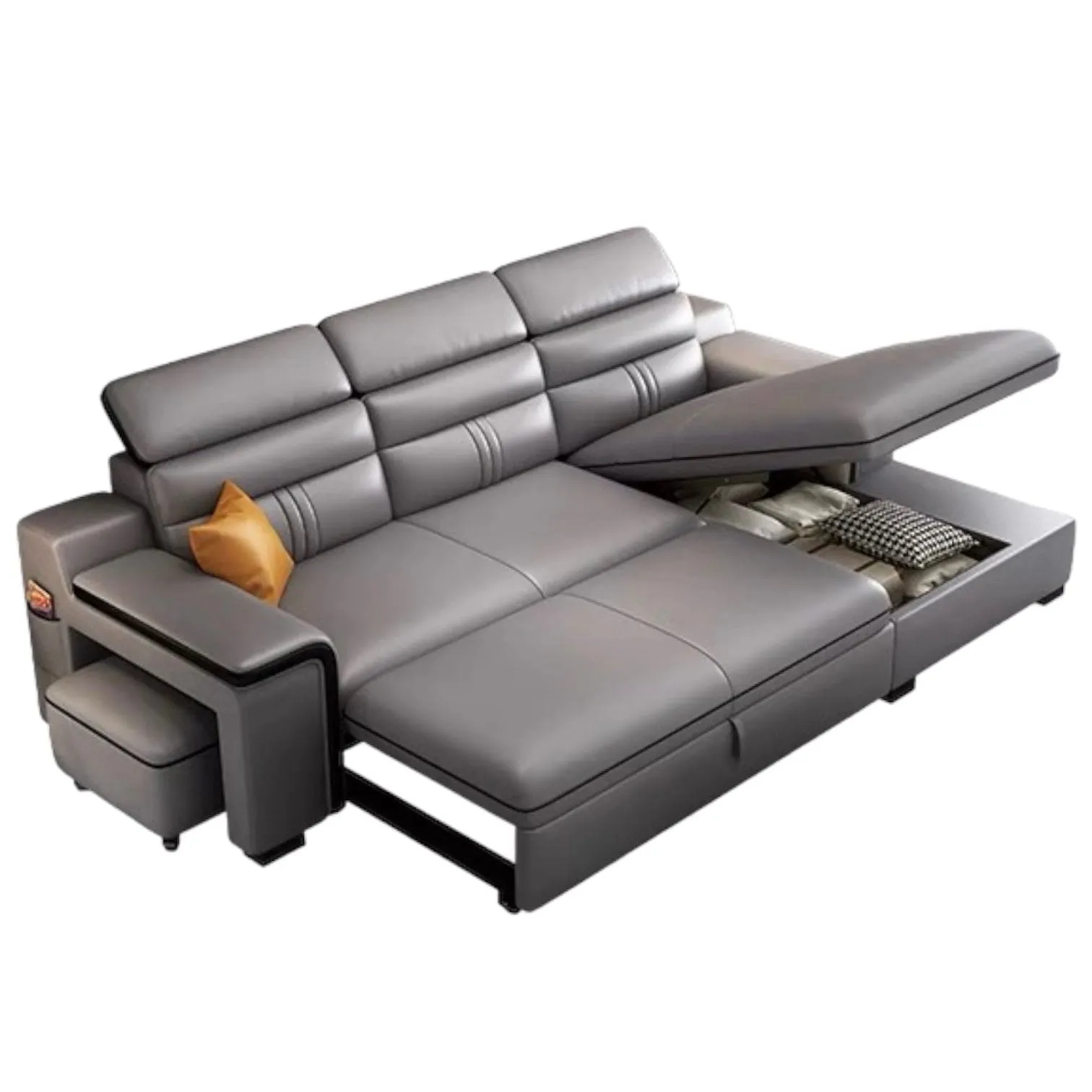 Karl Electric Recliner Leather Sofa Bed