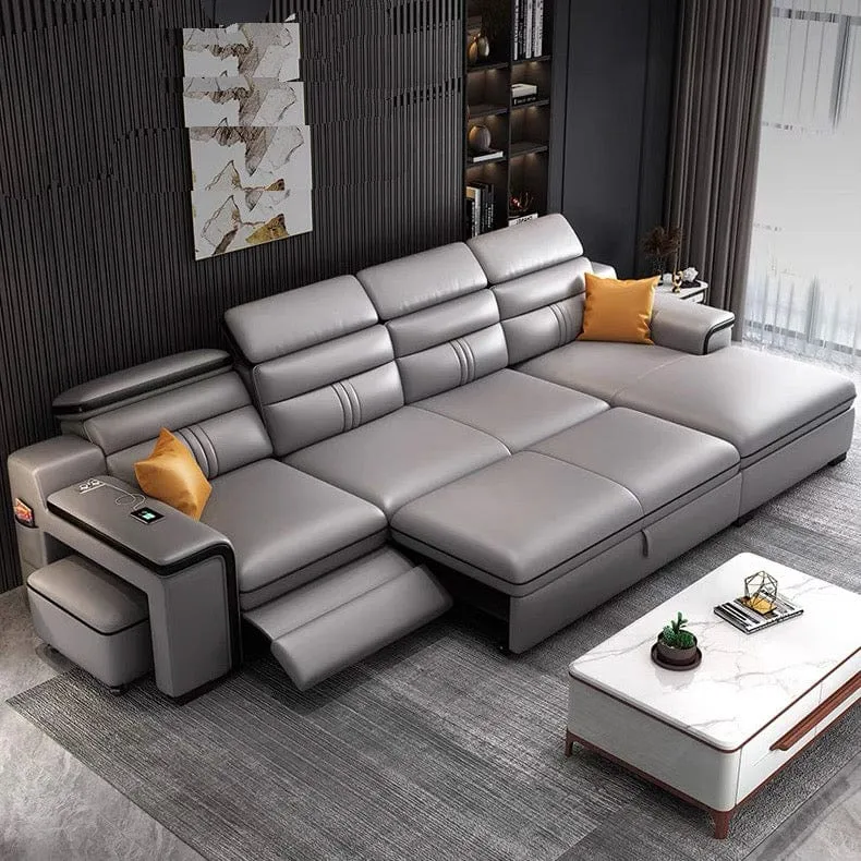 Karl Electric Recliner Leather Sofa Bed