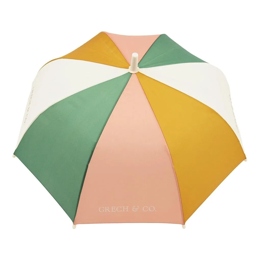 Kids Rain   UV Sun Umbrella - Sunset Wheat