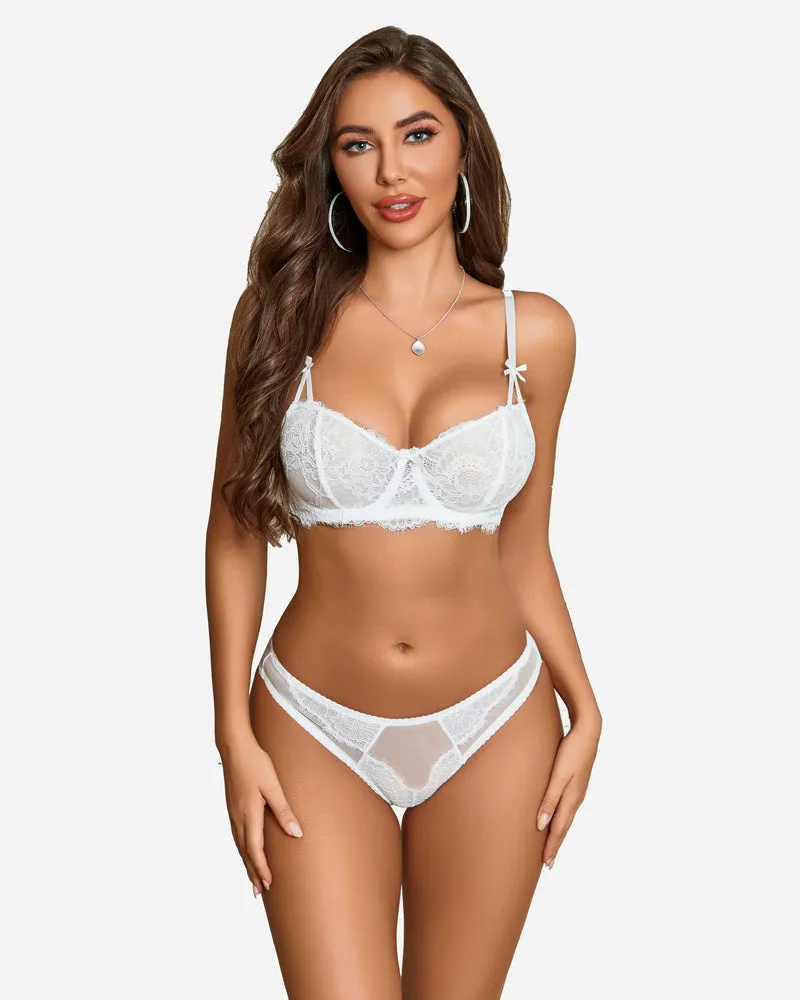 Lace Underwear Bra and Panty Sets