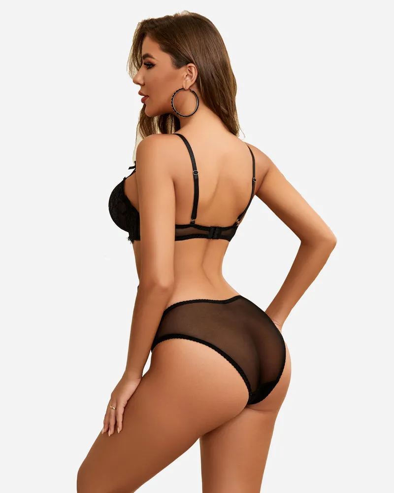 Lace Underwear Bra and Panty Sets