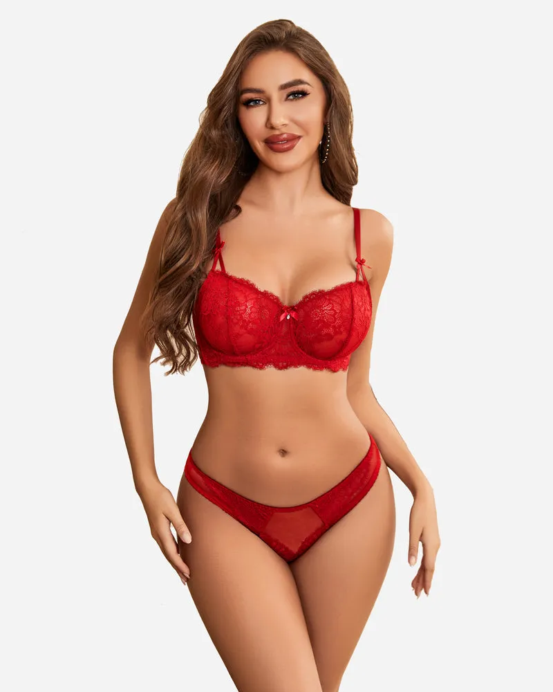 Lace Underwear Bra and Panty Sets