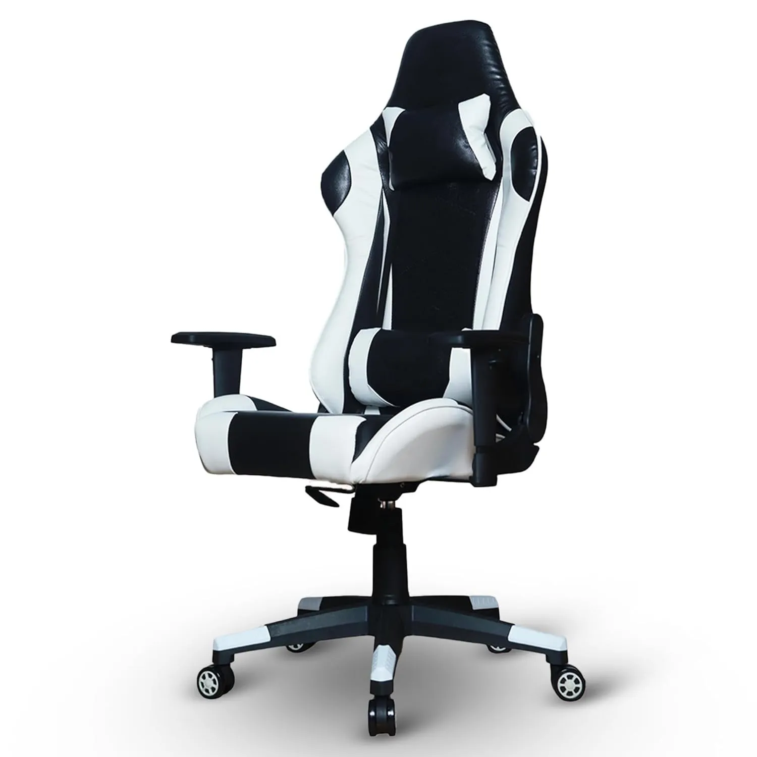 Leo Gaming Chair with Metal Predator, Racing Style Ergonomic Premium High Back Revolving Computer/Student Chair- Red