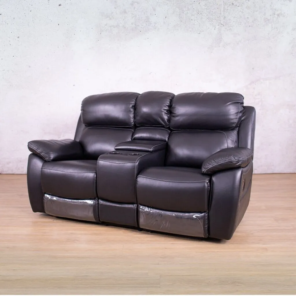 Lexington 2 Seater Leather Home Theatre Recliner