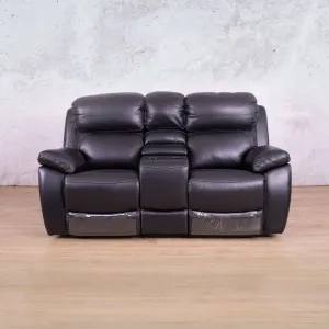 Lexington 2 Seater Leather Home Theatre Recliner