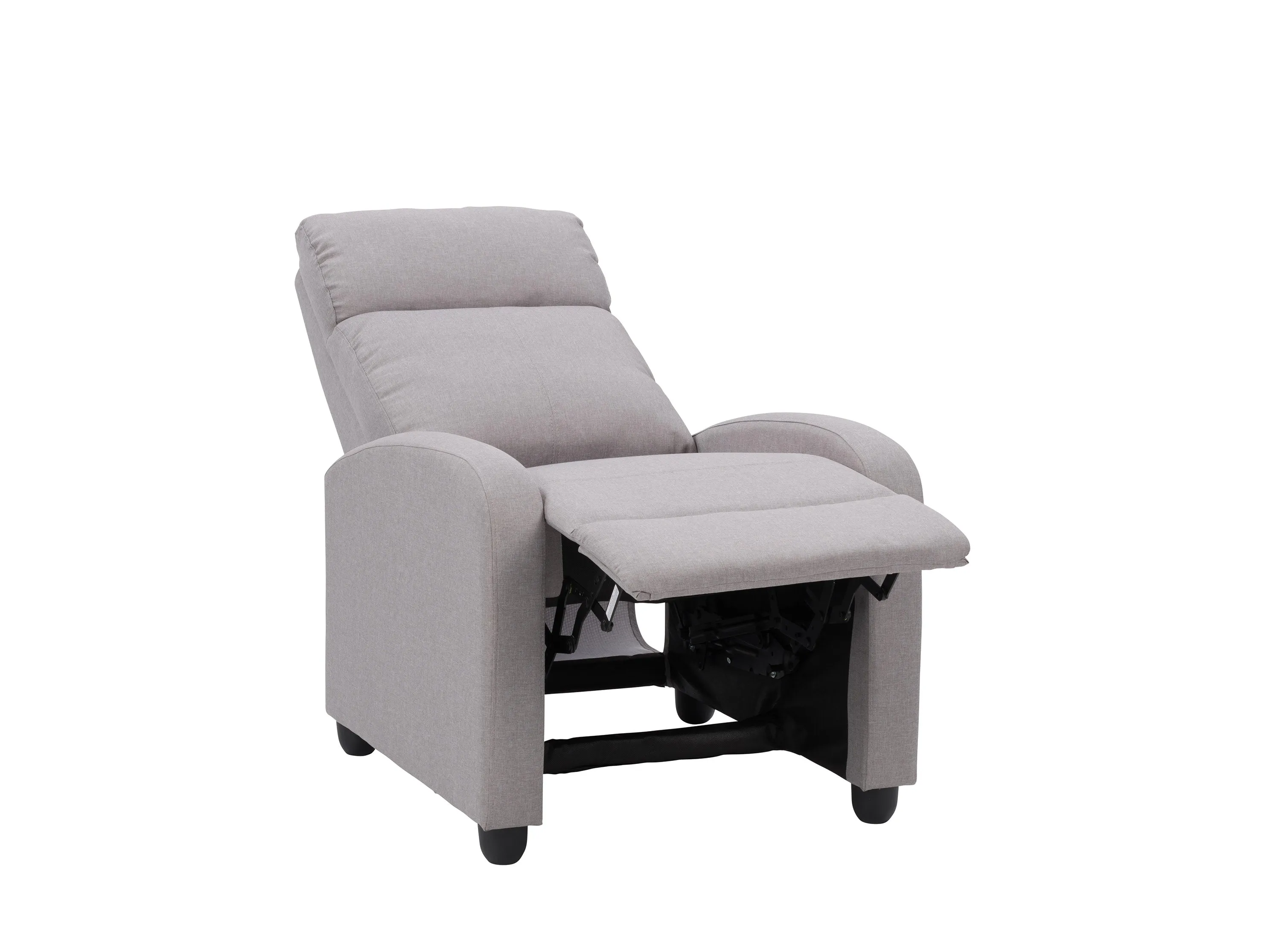 Light Grey Push Back Recliner