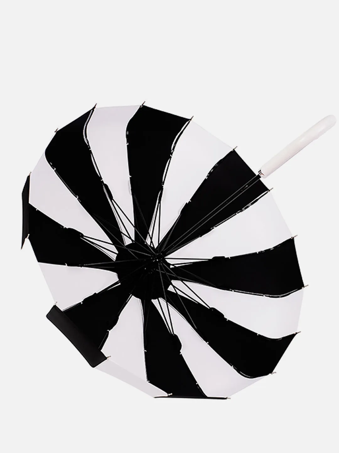 Little Surprise Box Black & white Pagoda Style Umbrella for Teens/Adults