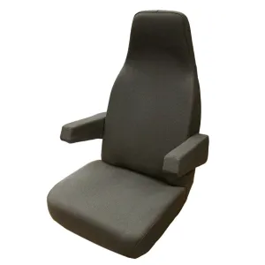 LTD High Back Universal Seat – Black Cloth with Dual Arms