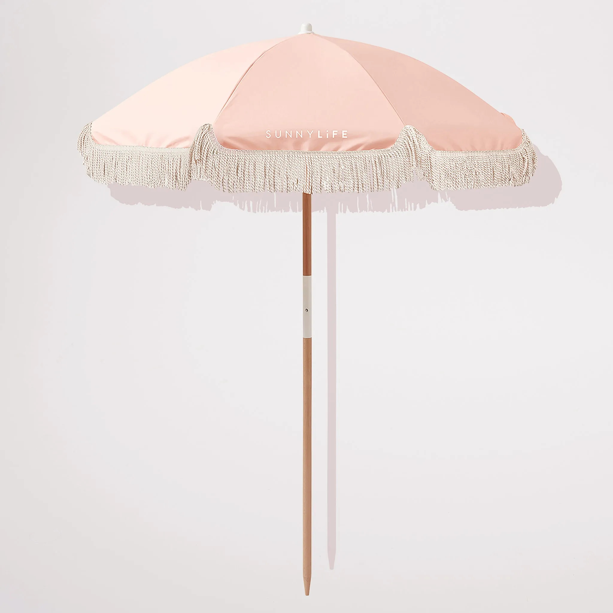 Luxe Beach Umbrella | Salmon