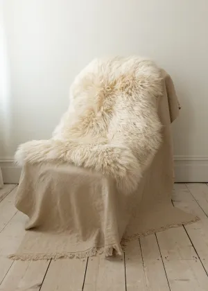 Luxury Sheepskin Rug – Pure Ivory