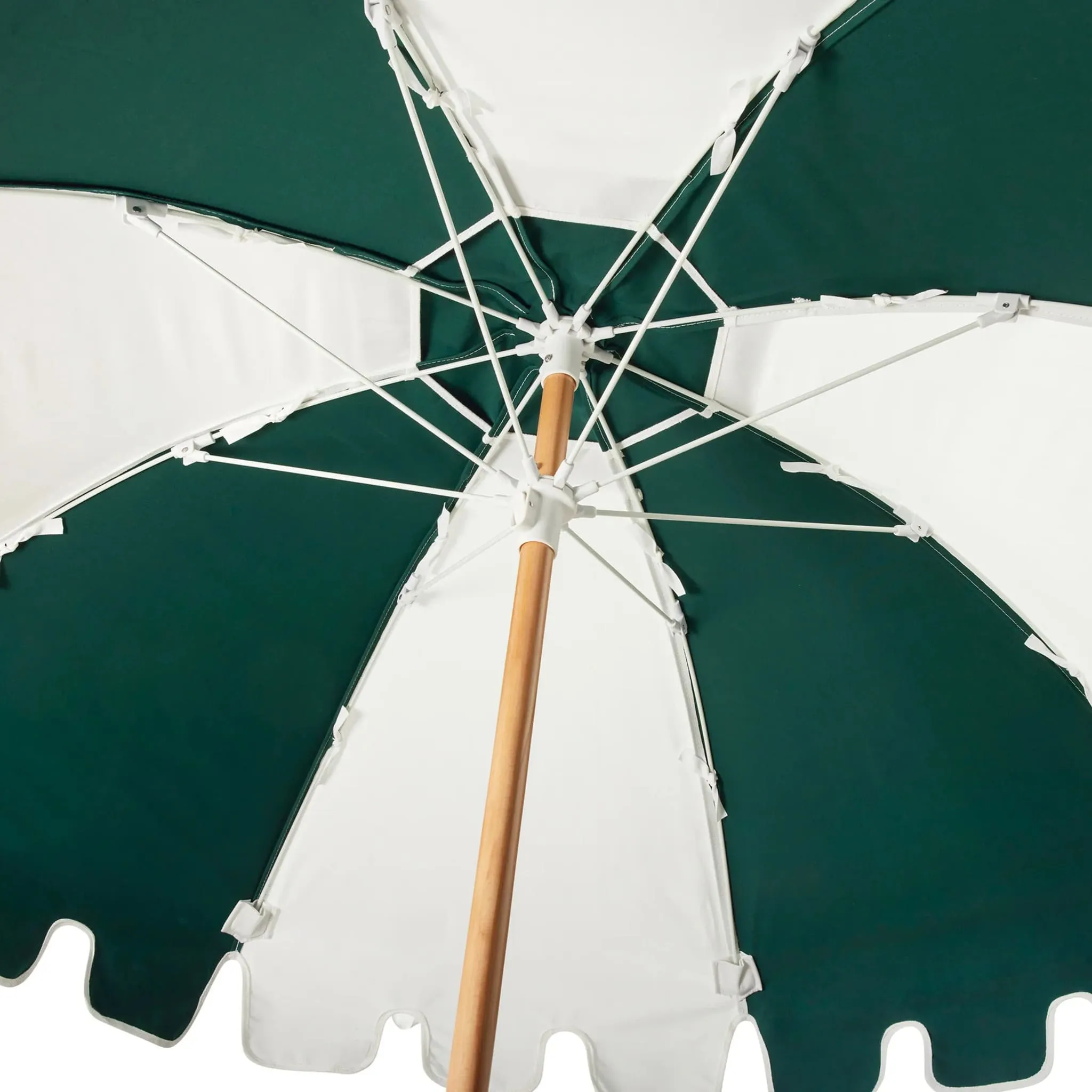 Luxury Umbrella - Forest/White