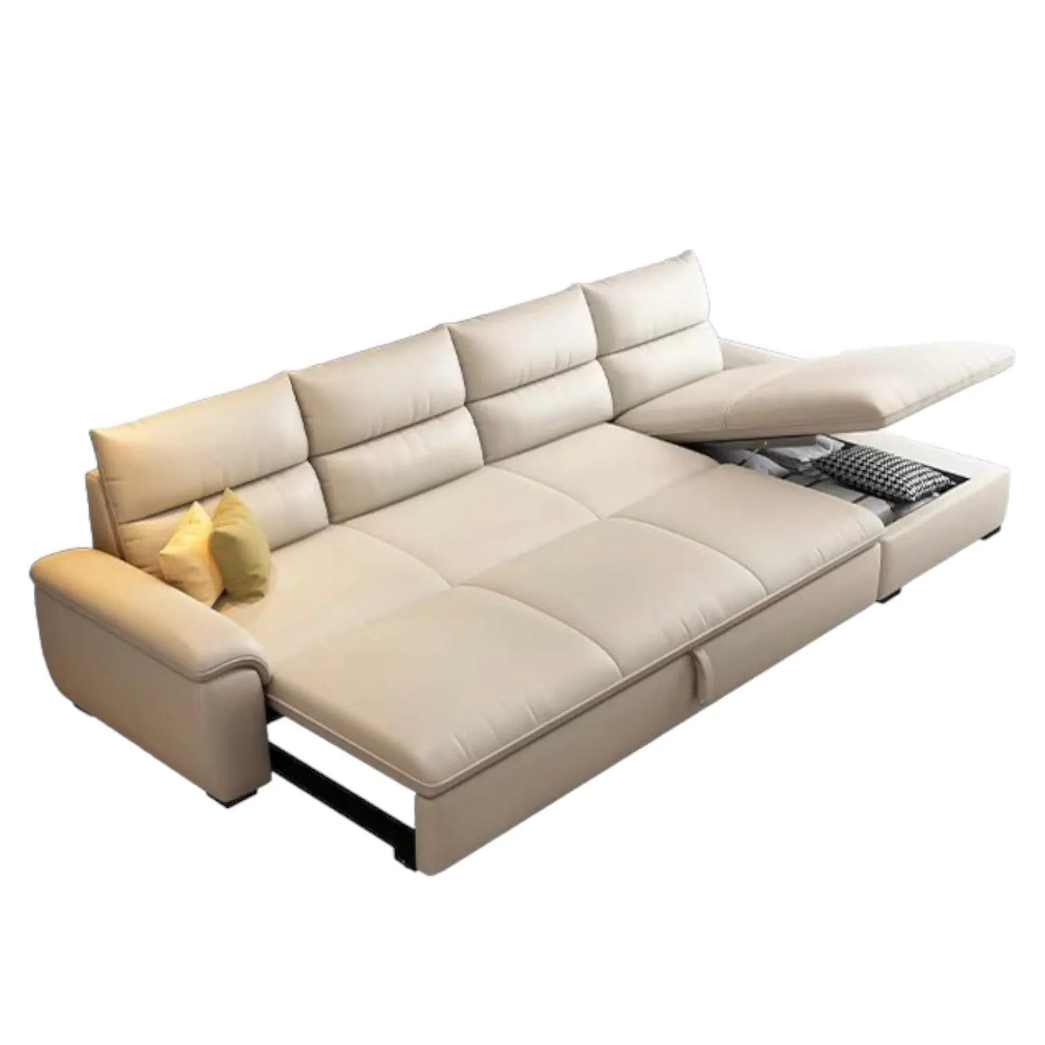 Maurice Electric Recliner Leather Sofa Bed