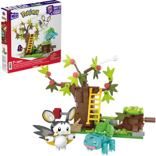 Mega Construx: Pokémon: Emolga & Bulbasaur's Charming Woods