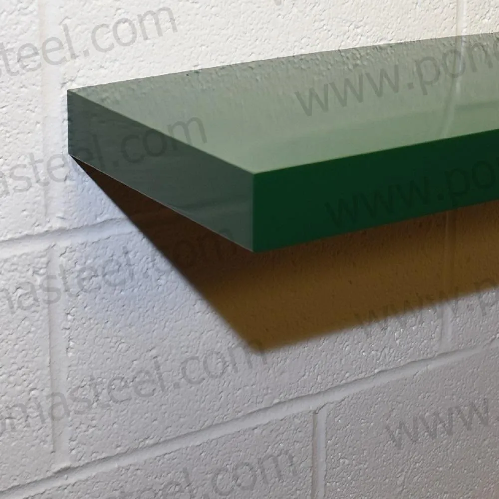 Metal shelves 73"- 77" (cm. 185.4- 195.6) made-to-order floating shelves Ponoma®