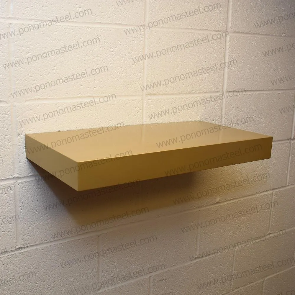 Metal shelves 73"- 77" (cm. 185.4- 195.6) made-to-order floating shelves Ponoma®