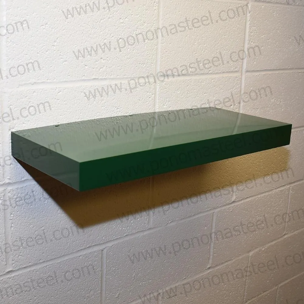 Metal shelves 73"- 77" (cm. 185.4- 195.6) made-to-order floating shelves Ponoma®