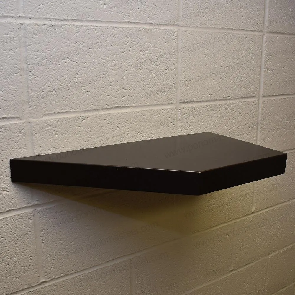 Metal shelves 73"- 77" (cm. 185.4- 195.6) made-to-order floating shelves Ponoma®