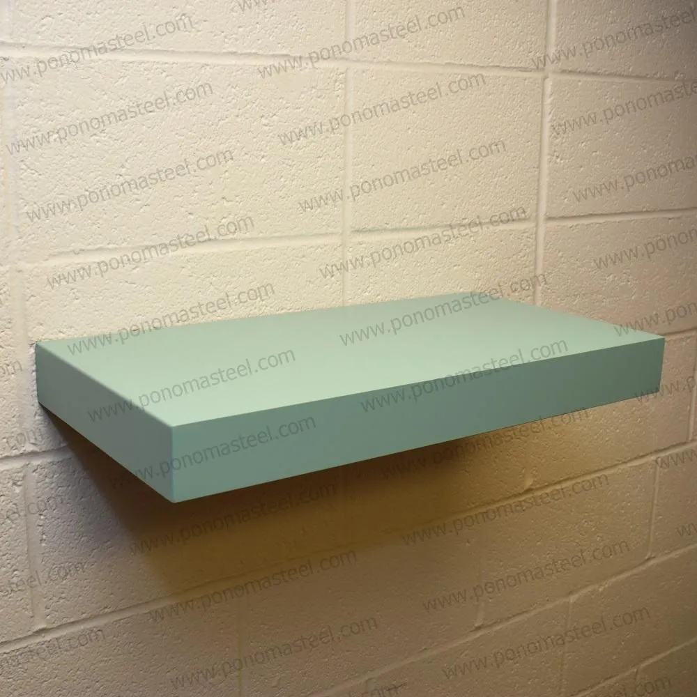 Metal shelves 73"- 77" (cm. 185.4- 195.6) made-to-order floating shelves Ponoma®