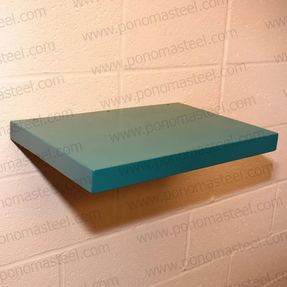 Metal shelves 73"- 77" (cm. 185.4- 195.6) made-to-order floating shelves Ponoma®