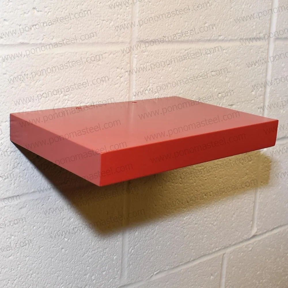 Metal shelves 73"- 77" (cm. 185.4- 195.6) made-to-order floating shelves Ponoma®