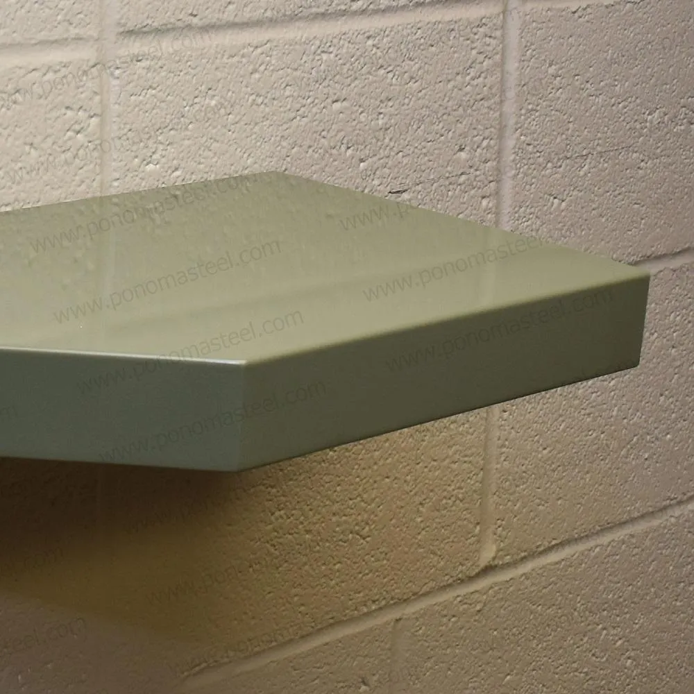 Metal shelves 93"- 96" (cm. 236.2- 243.6) made-to-order floating shelves Ponoma®