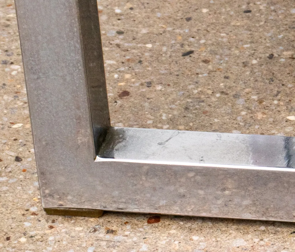 Mid-Century Modern Chrome Stools, Pair