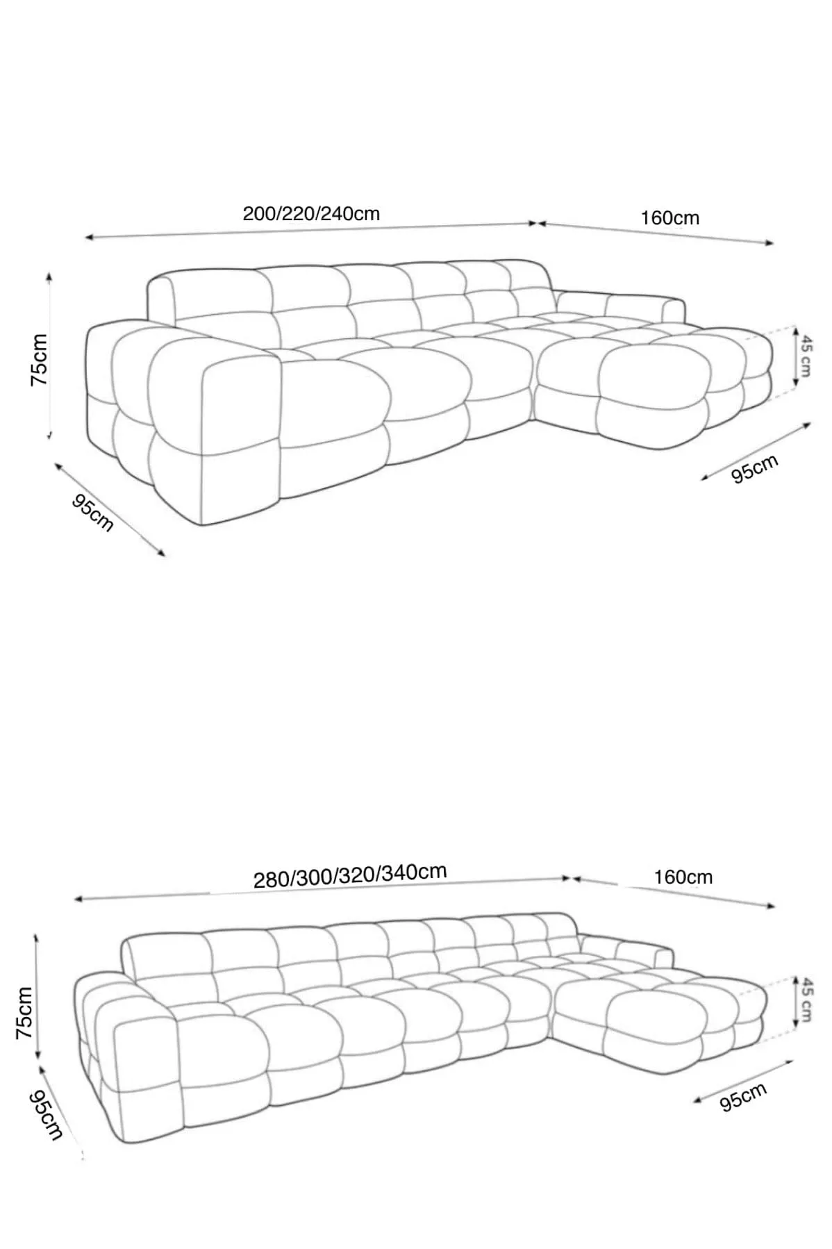 Monet Scratch Resistant Sectional Sofa