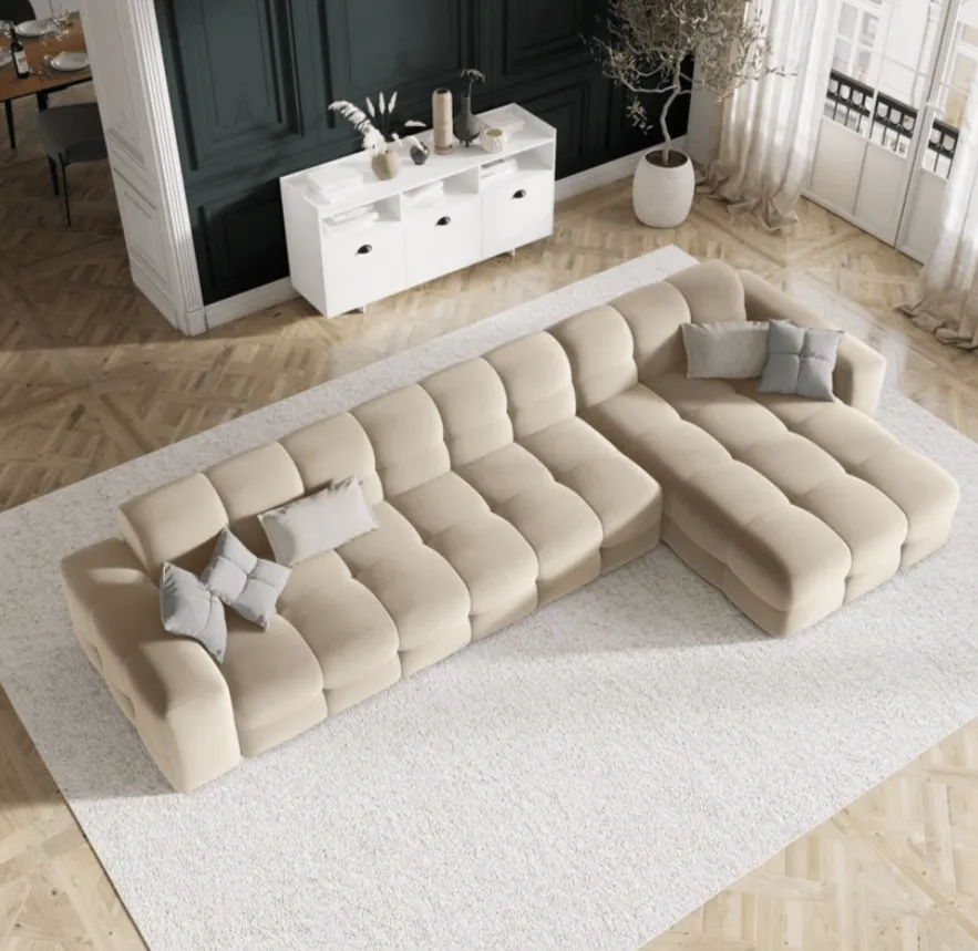 Monet Scratch Resistant Sectional Sofa