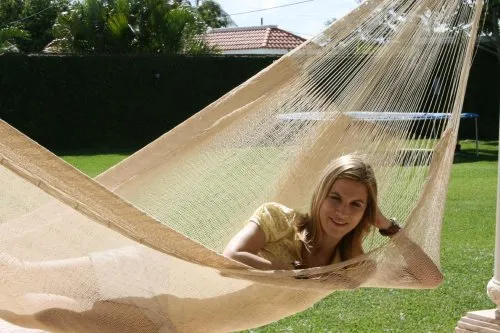 Multicolor Double Size Mayan Hammock - Hammocks Rada