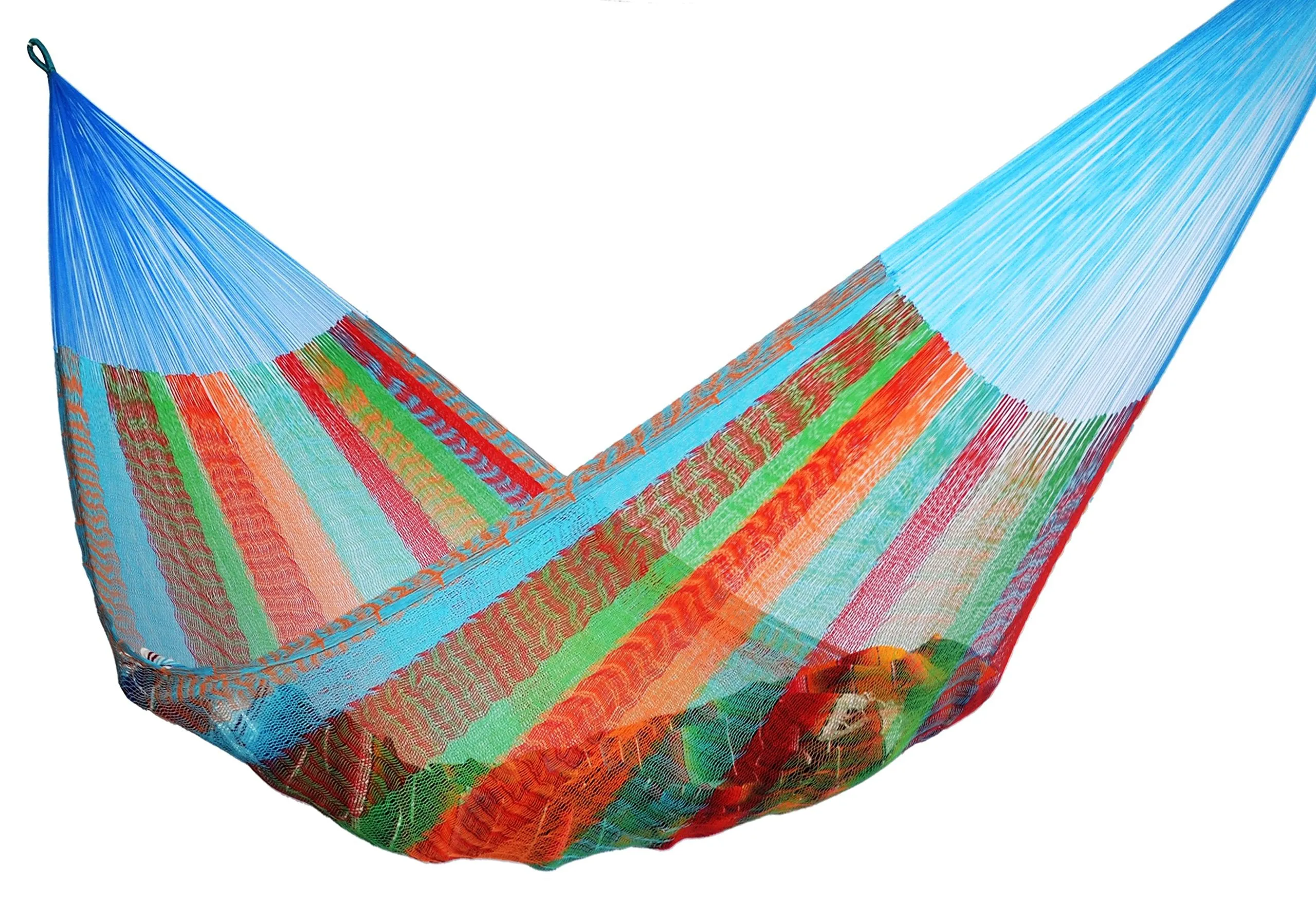 Multicolor Double Size Mayan Hammock - Hammocks Rada