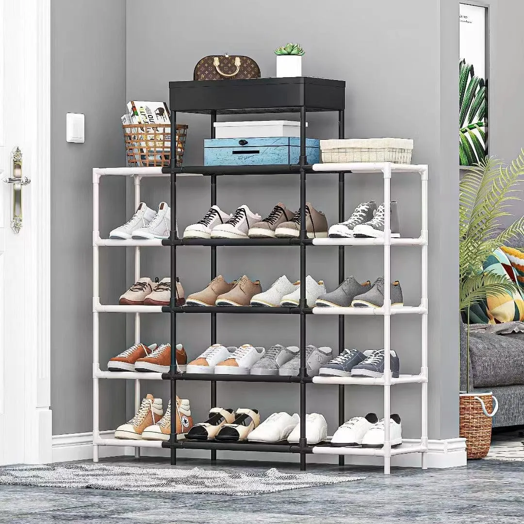 Organize Your Shoes in Style with our Multi Layer Shelf Shoes Rack Metal