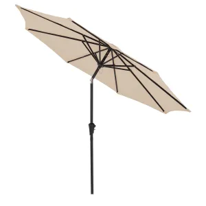 Patio Umbrella 9ft Market Outdoor Table Umbrella with Push Button.