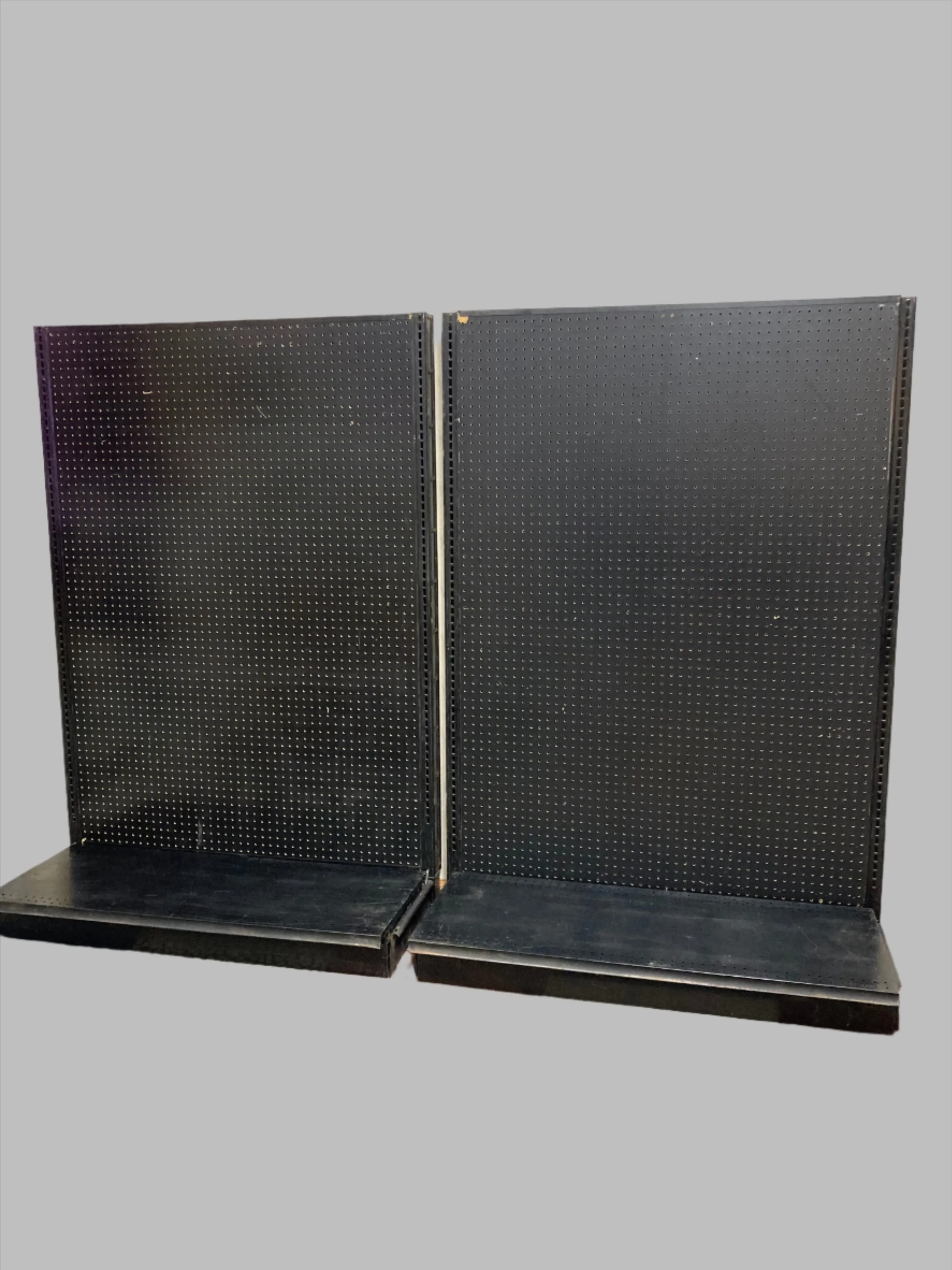 Pegboard Black Fixtures 4 ft section Display