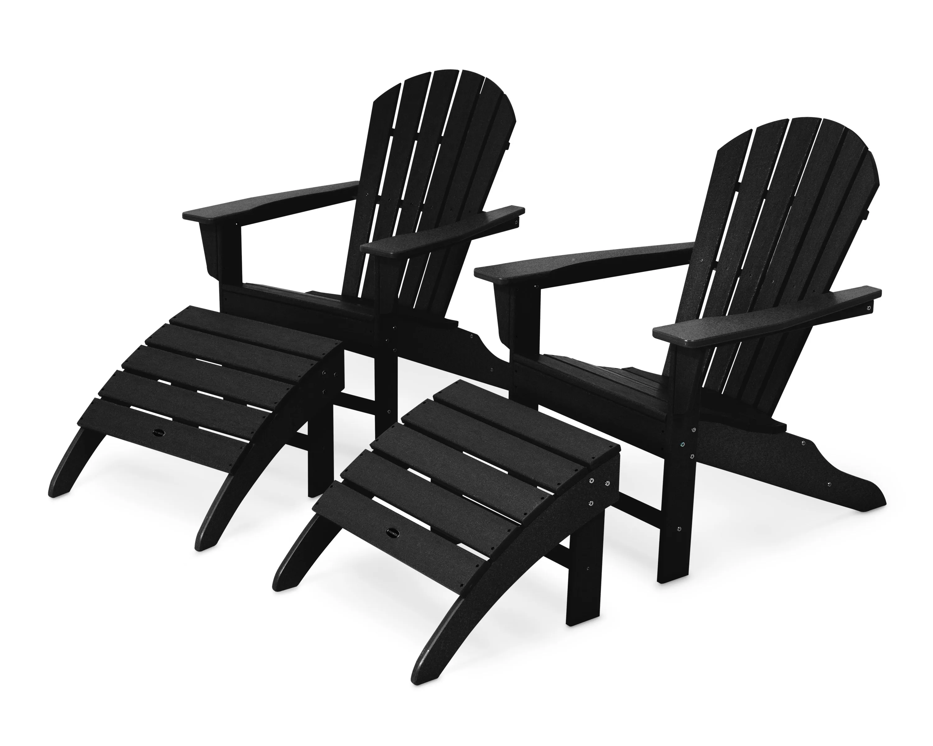 POLYWOOD® South Beach 4-Piece Adirondack Set