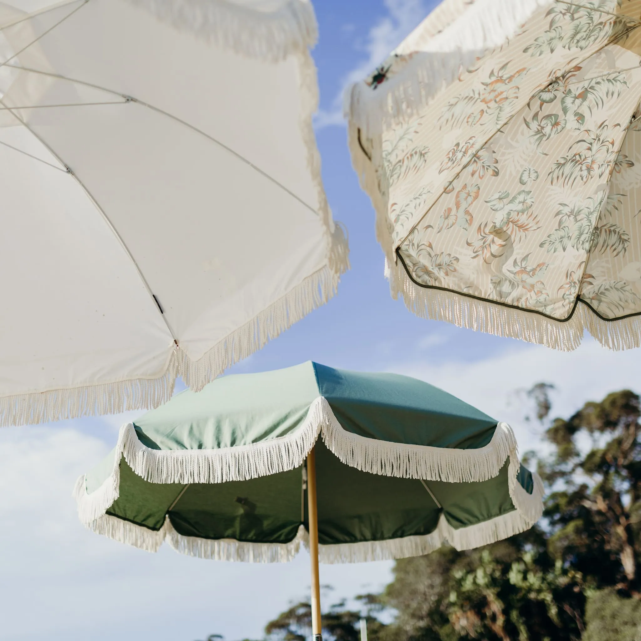 Premium Beach Umbrella - Sage