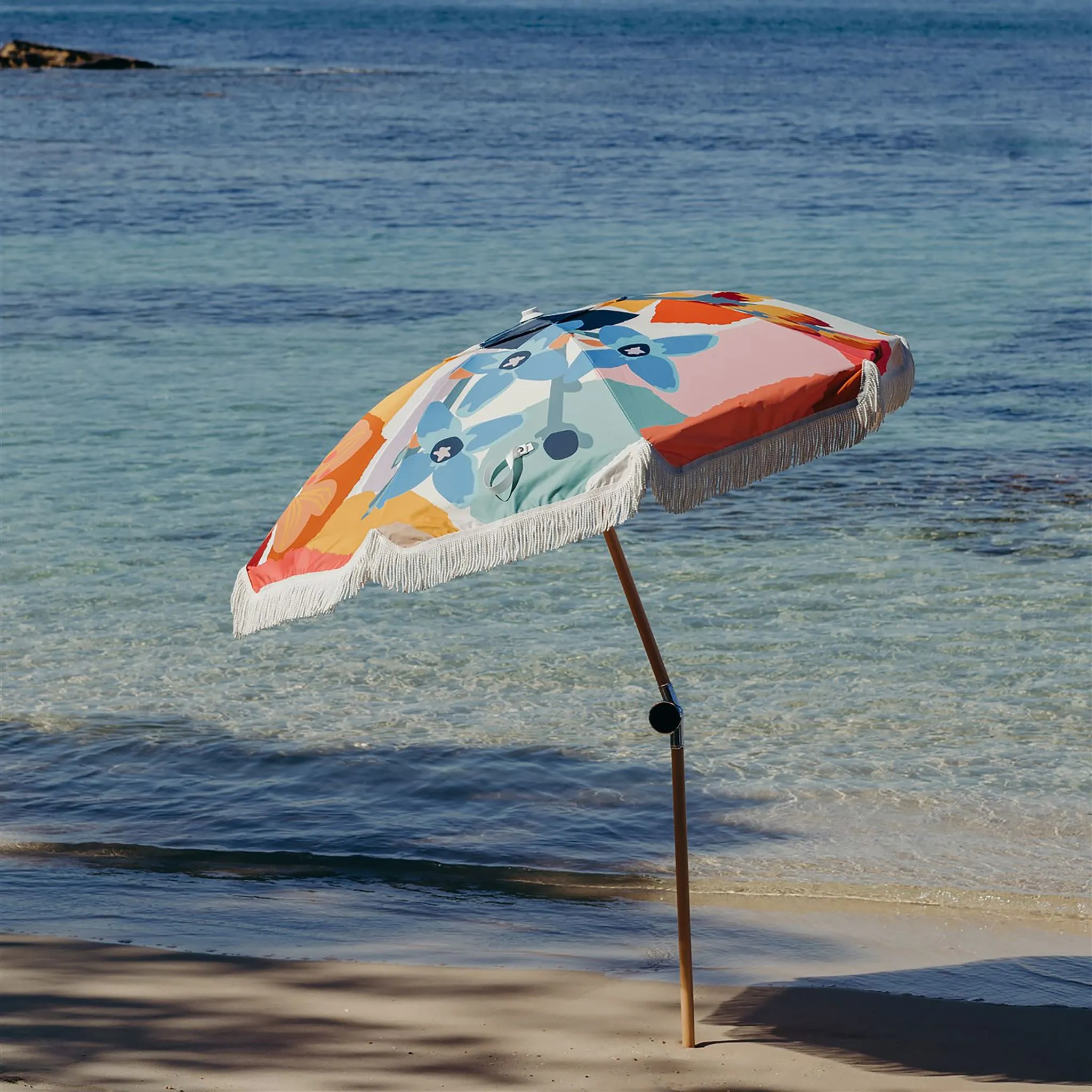 Premium Beach Umbrella - Wildflowers