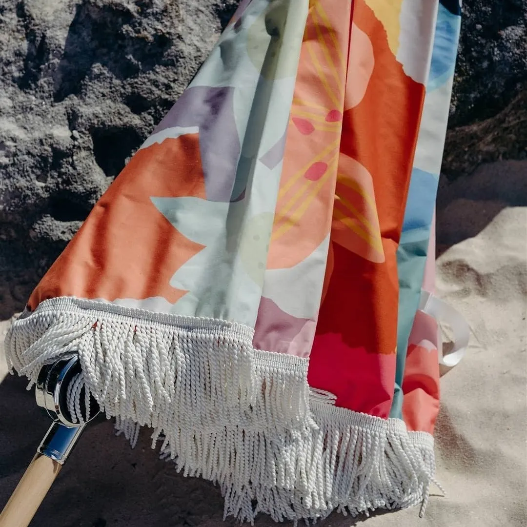 Premium Beach Umbrella - Wildflowers