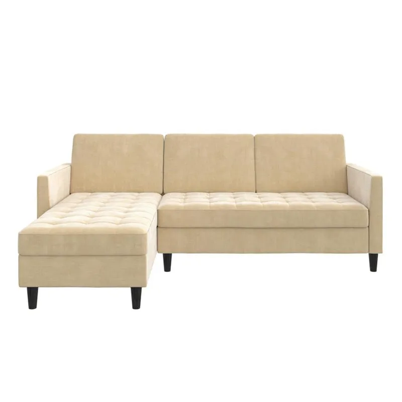 Quincy 4 Seater Fabric L Shape Sofa For Living Room