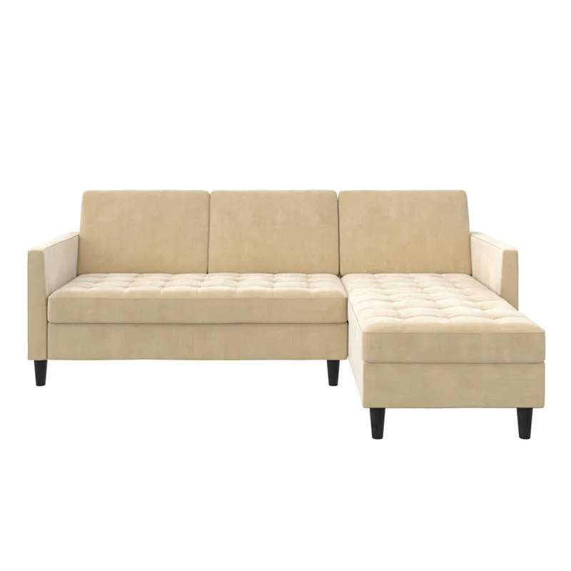 Quincy 4 Seater Fabric L Shape Sofa For Living Room