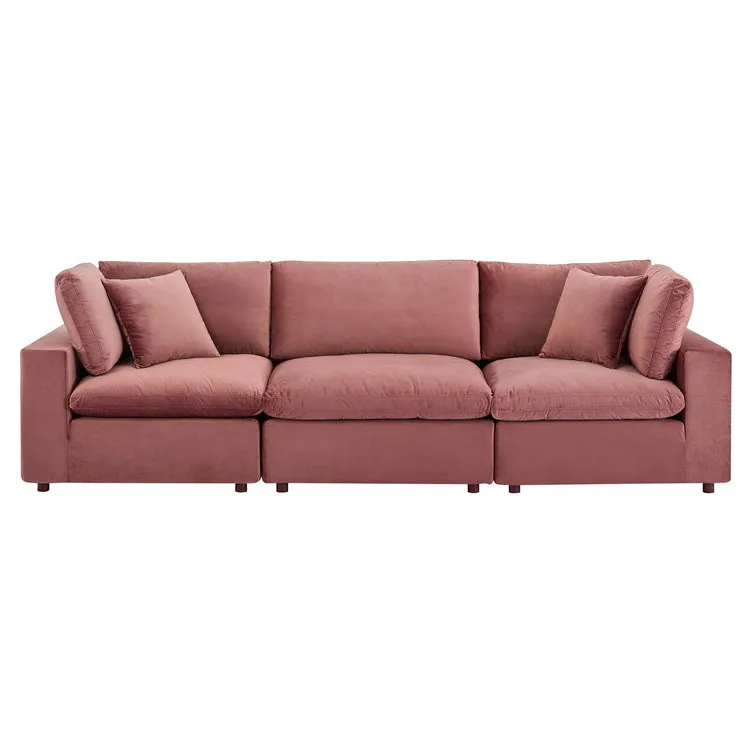 Regions Velvet Modular Sofa