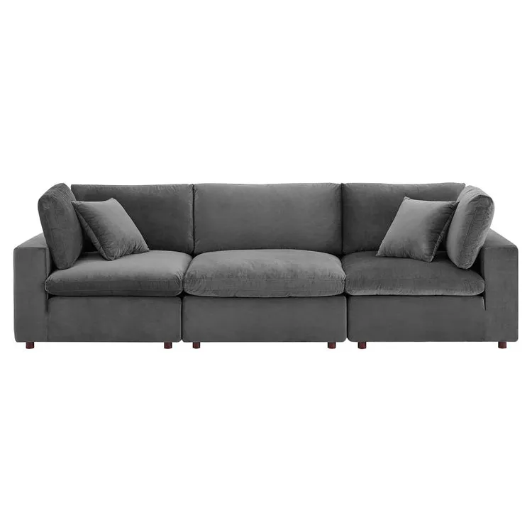 Regions Velvet Modular Sofa