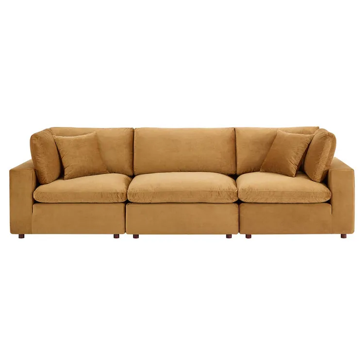 Regions Velvet Modular Sofa