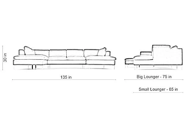 Richard L Shape 8 Seater Leatherette Sofa Set For Living Room