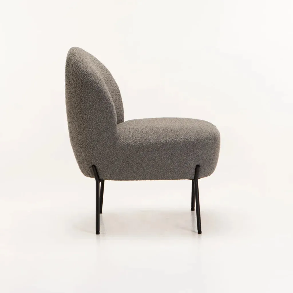 SCARLETT BOUCLE FABRIC CHAIR