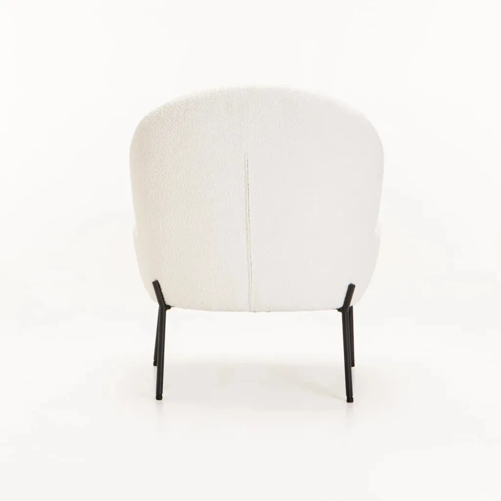 SCARLETT BOUCLE FABRIC CHAIR