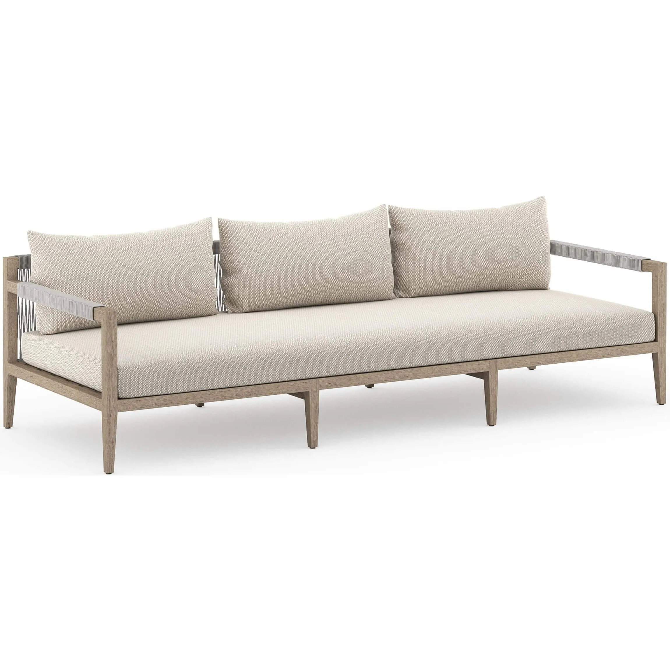 Sherwood Outdoor Sofa, Faye Sand/Washed Brown