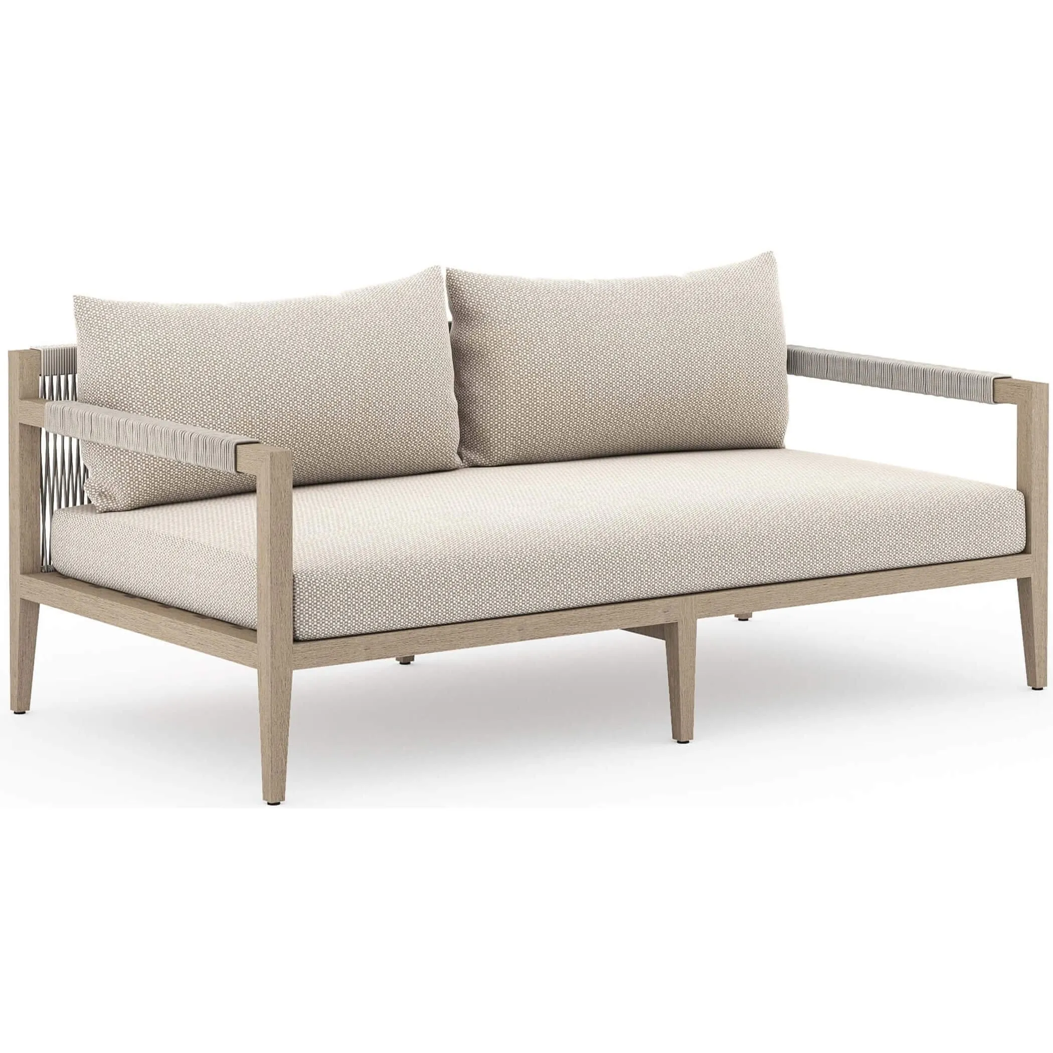 Sherwood Outdoor Sofa, Faye Sand/Washed Brown