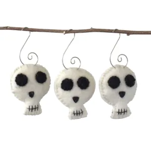 Skeleton Skull Halloween Ornaments