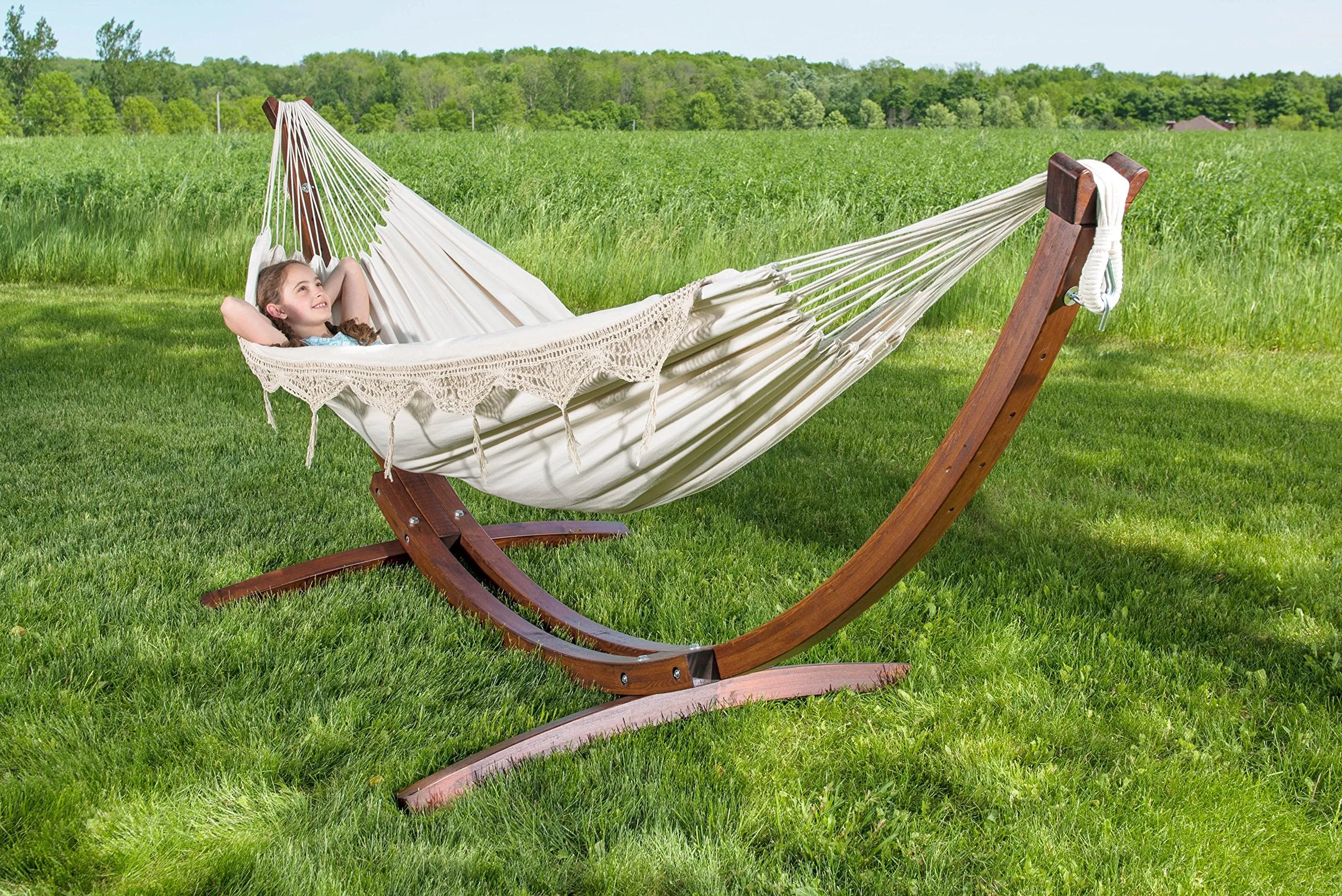 Solid Pine Wood Hammock Combo - Vivere